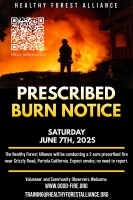 Healthy Forest Alliance On-call Crew -  Crocker Prescribed Burn